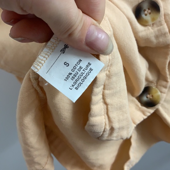 Poudre Organic Cotton Muslin Pear Blouse - Picture 7 of 9